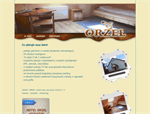 Tablet Screenshot of hotelorzel.pl